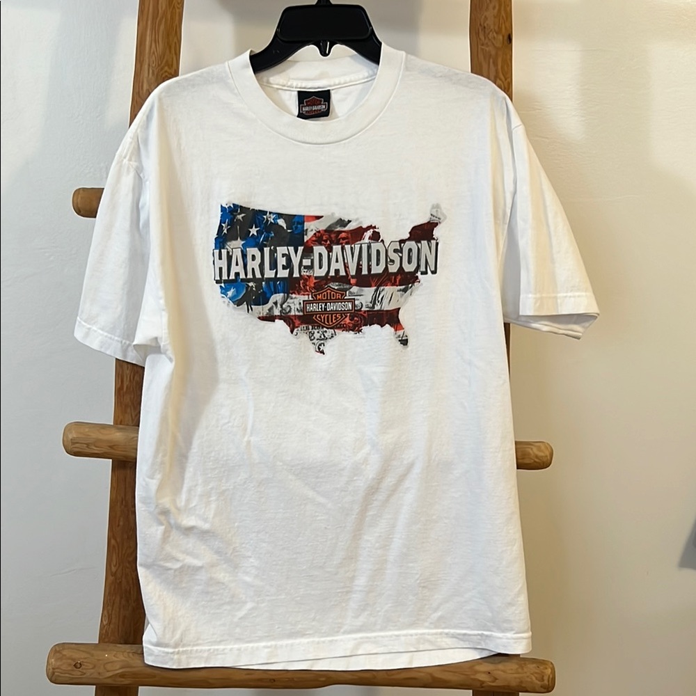 Harley-Davidson White Short Sleeve Tee